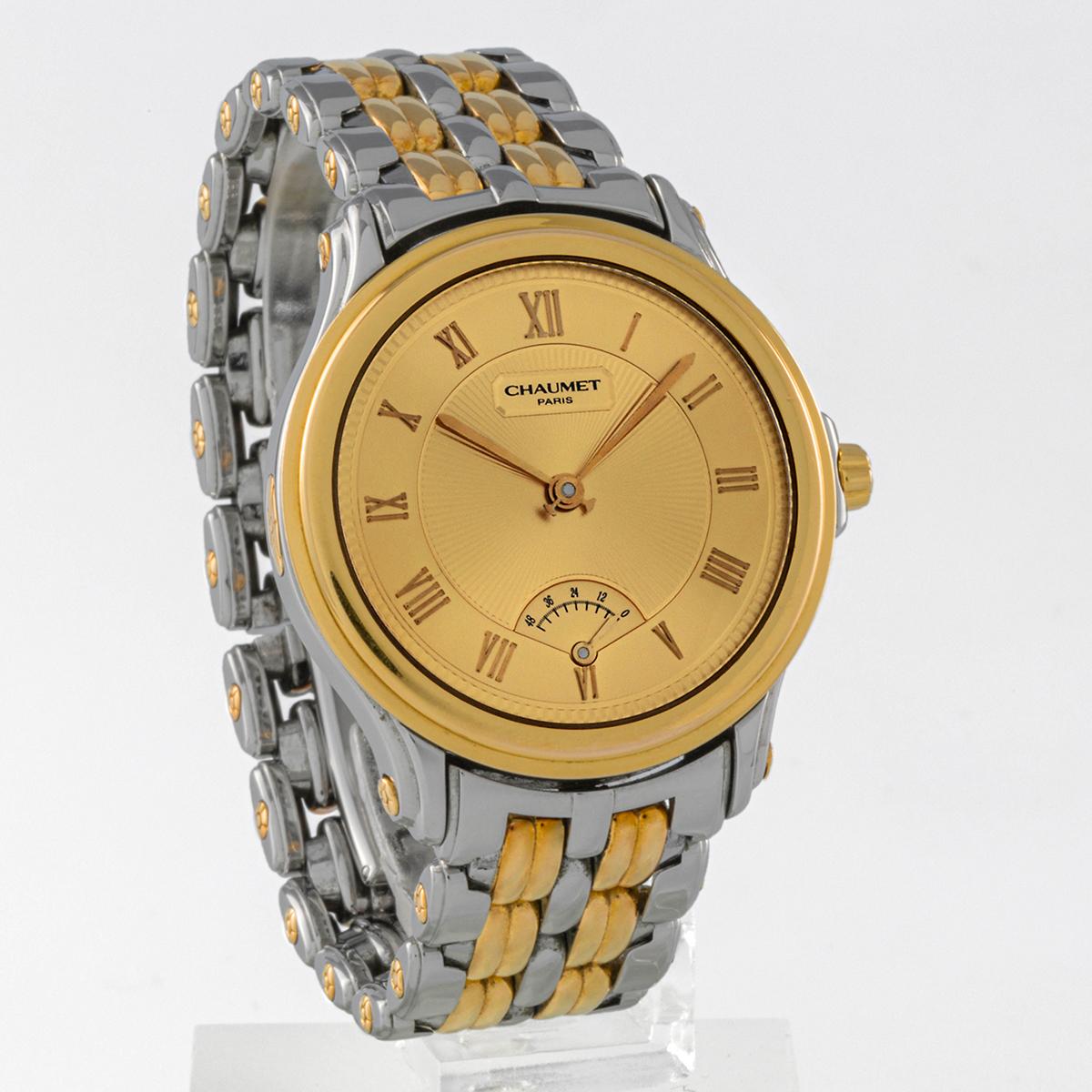 Chaumet Aquila steel and gold 35mm For Sale 5