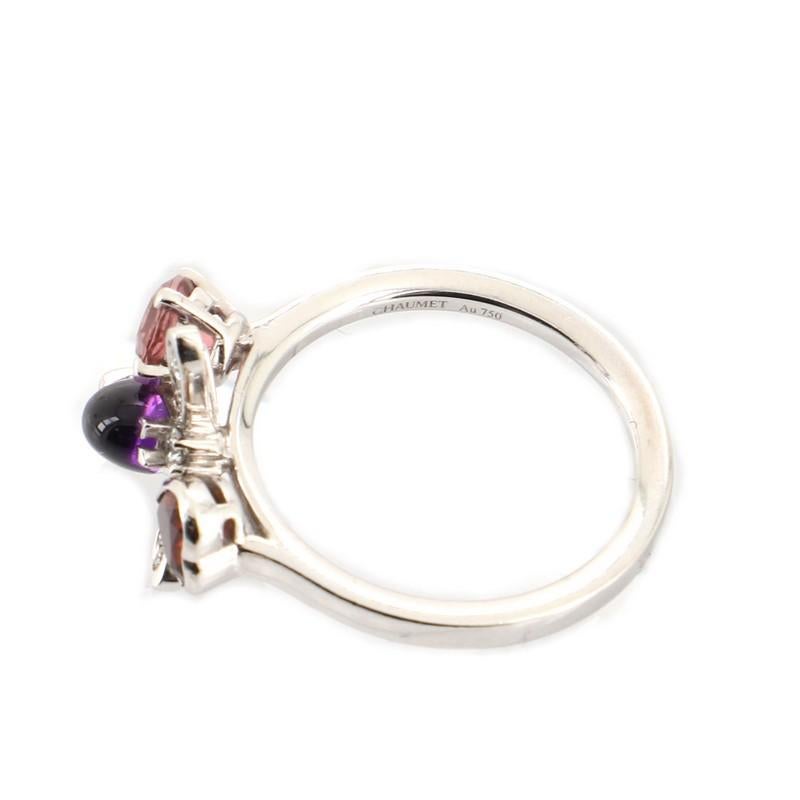 Chaumet Attrape Moi Si Tu M'Aimes Ring 18k White Gold with Diamonds In Good Condition In New York, NY