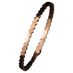 Bracciale Chaumet ape a nido d'ape in oro rosa 18 carati con scatola di carte