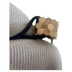 Chaumet Bee My Love Bracelet 18K Rose Gold Honeycomb Cord