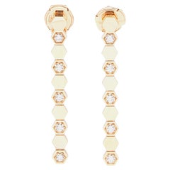Chaumet Bee My Love Diamond 18k Rose Gold Earrings