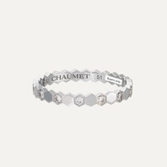 Chaumet Bee My Love Diamond White Gold Ring with Box and Certificate