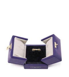 Chaumet Bee My Love half pavé diamond ring in yellow gold