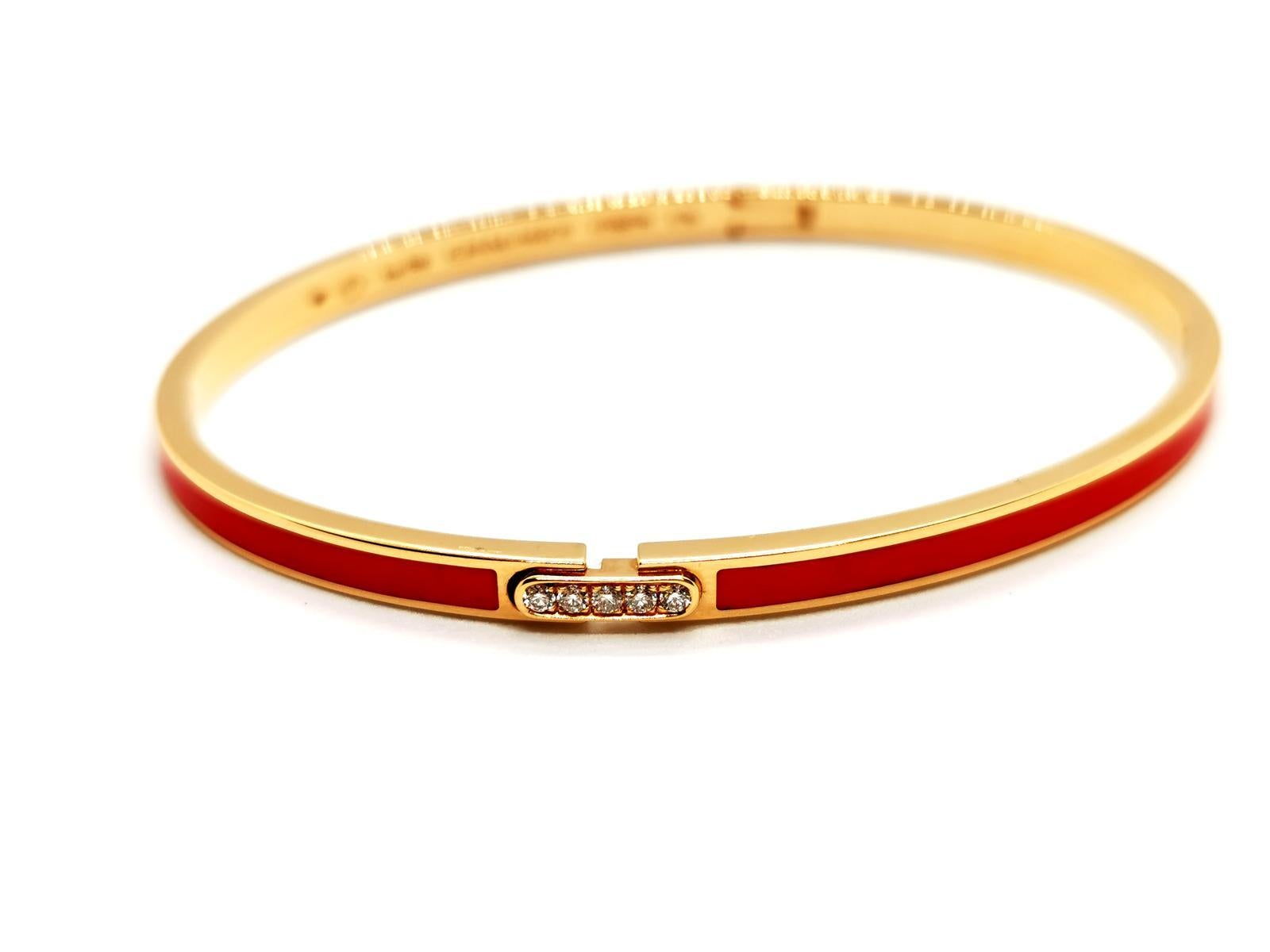 Women's Chaumet Bracelet Liens Rose Gold Diamond For Sale