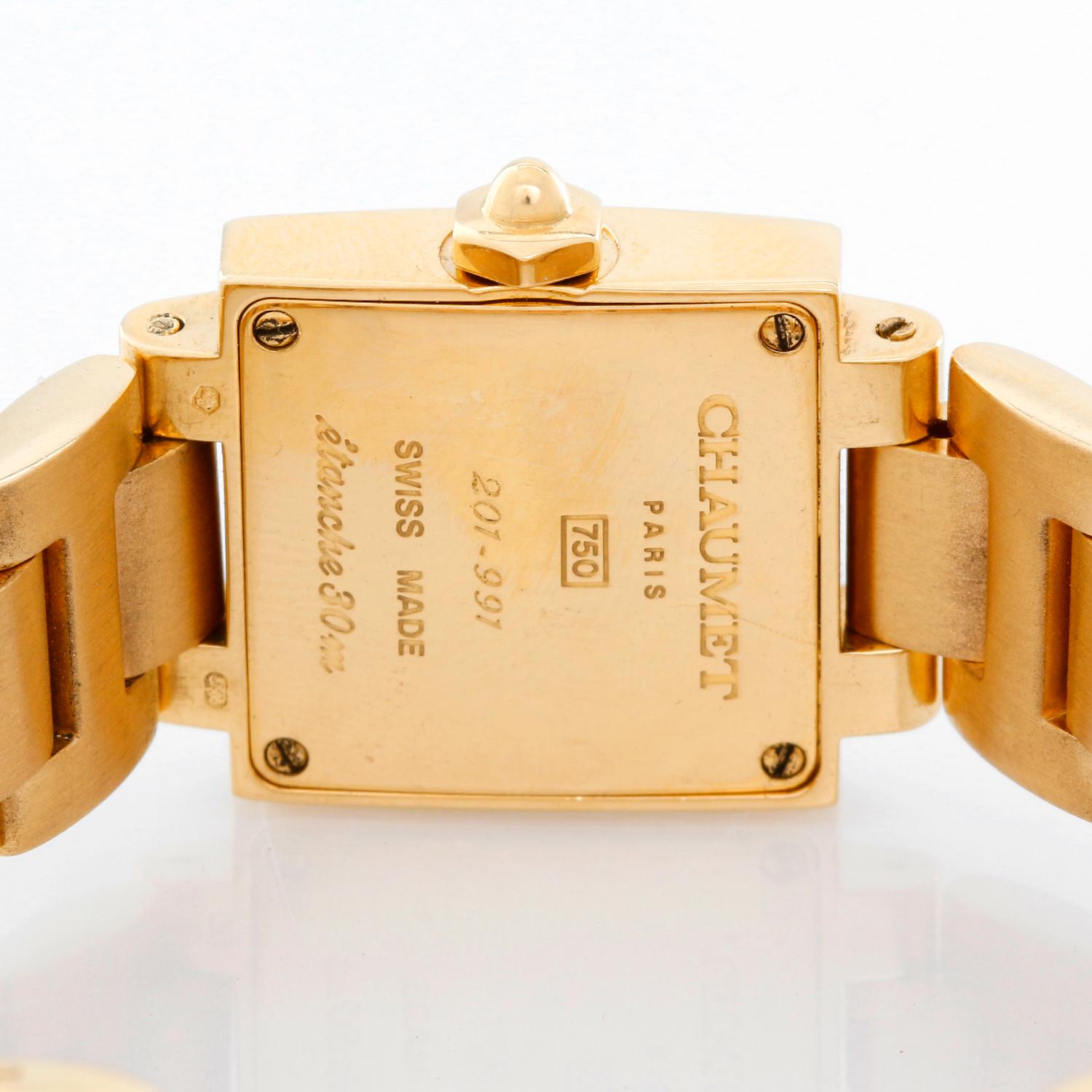 chaumet gold watch