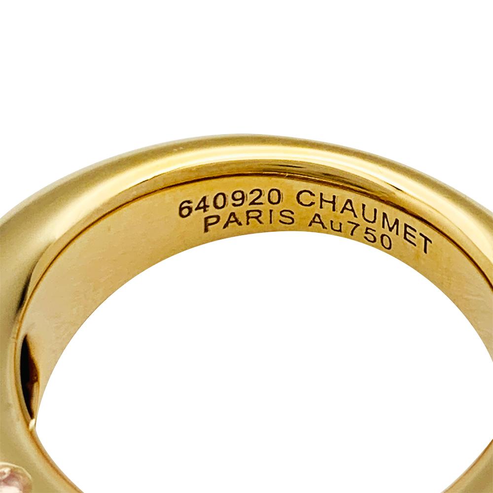 Chaumet Caviar Collection Orange Sapphire Gold Ring For Sale 1