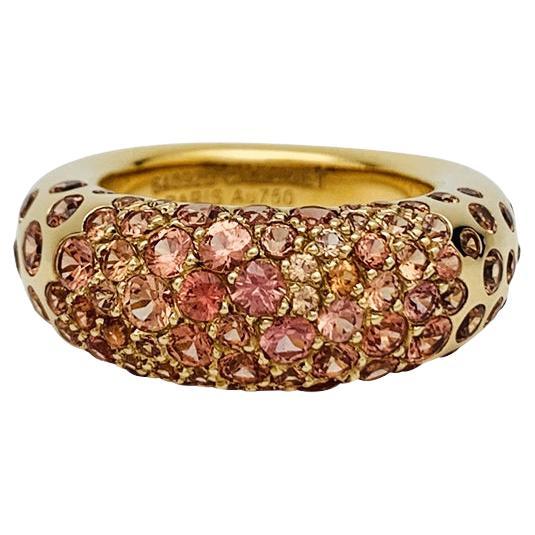 A 750/000 yellow gold Chaumet ring 