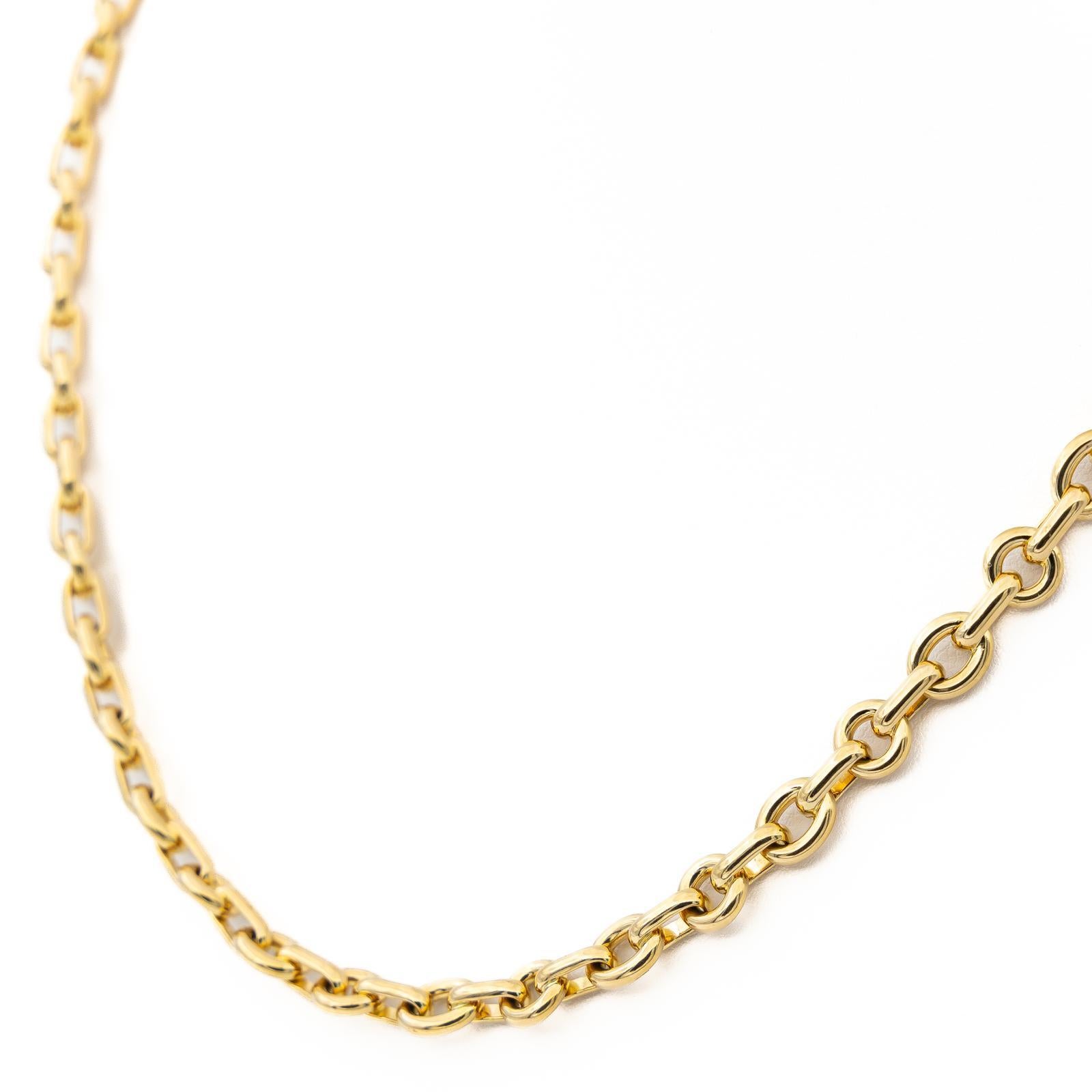 Chaumet Chain Necklace Yellow Gold For Sale 2