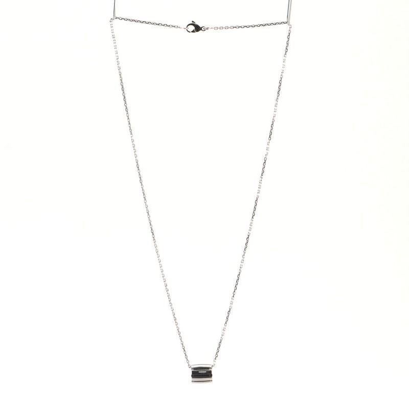 Chaumet Class One Pendant Necklace 18 Karat White Gold In Good Condition In New York, NY