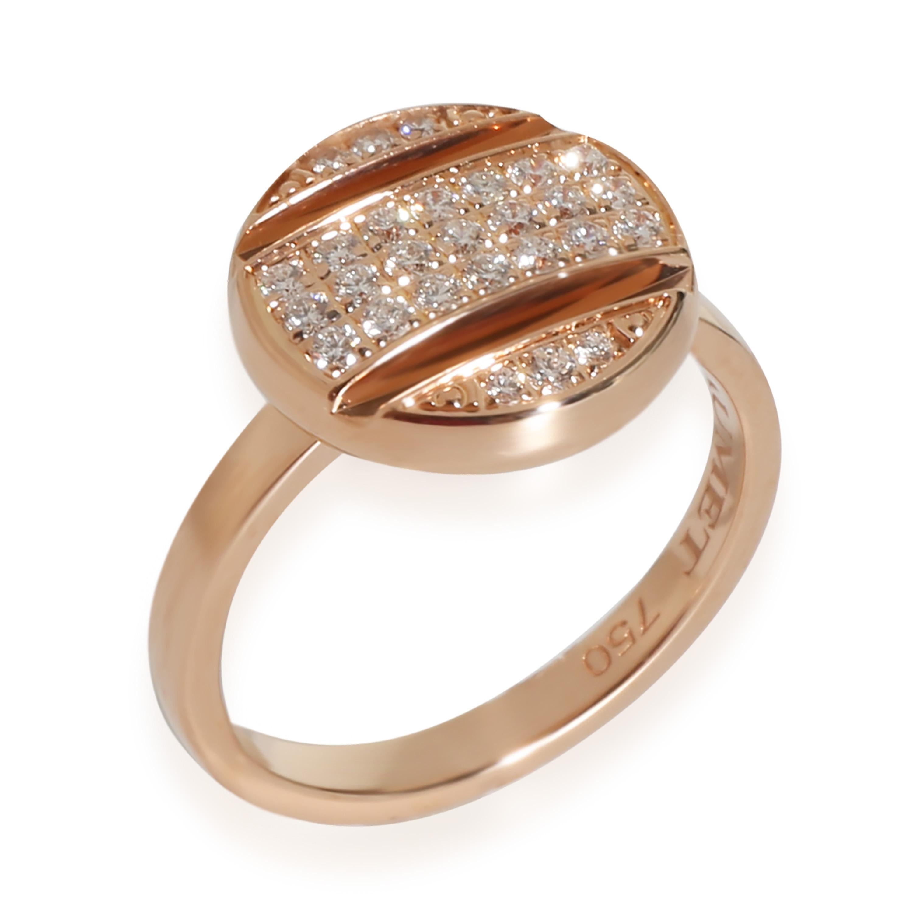 Chaumet Class One Ring in 18K 18K Rose Gold 0.2 CTW

PRIMARY DETAILS
SKU: 140038
Listing Title: Chaumet Class One Ring in 18K 18K Rose Gold 0.2 CTW
Condition Description: Retails for 3000 USD. In excellent condition and recently polished. Ring size