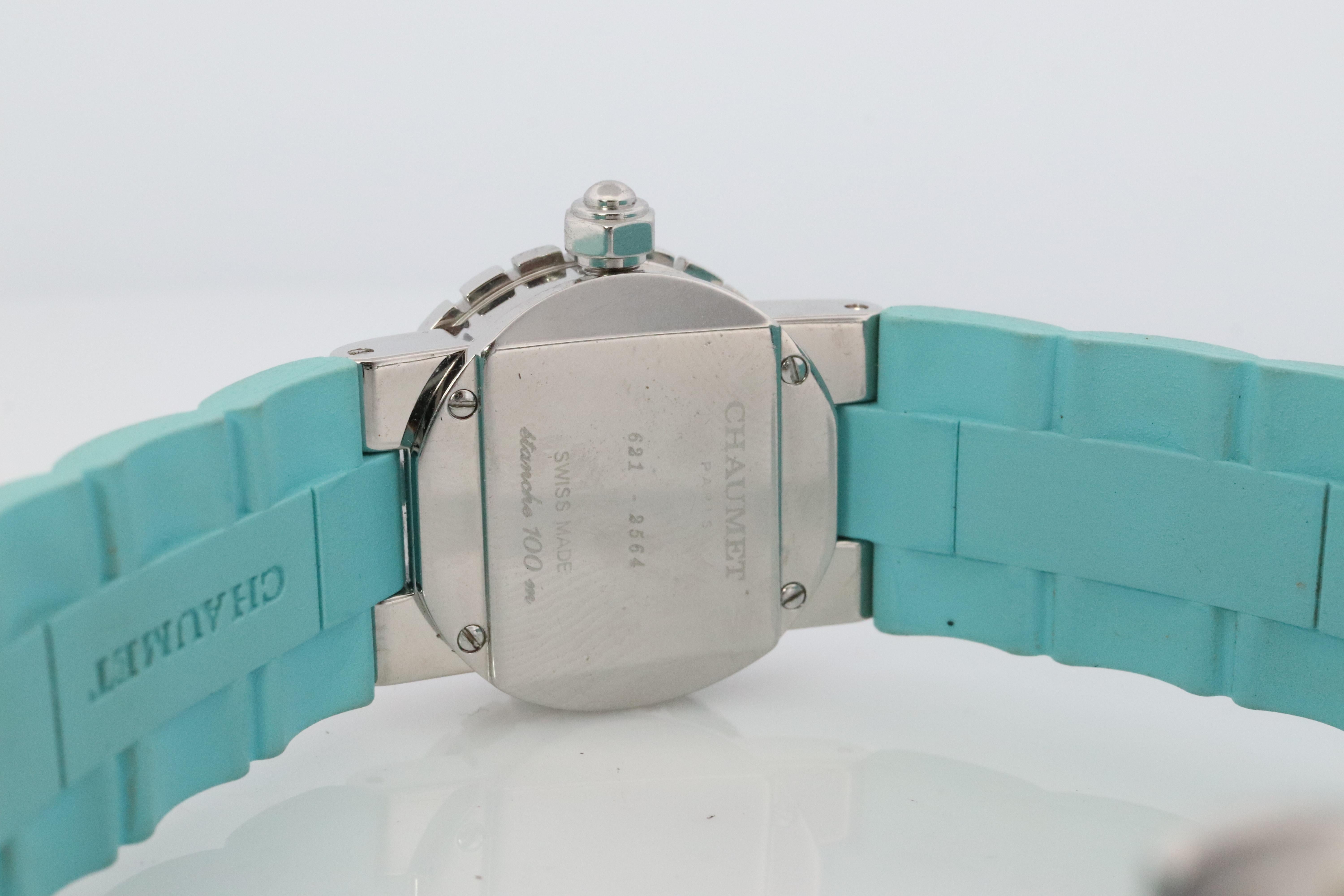 Chaumet Class One Watch. Chaumet 621 Diamond Ladies Wristwatch. For Sale 1