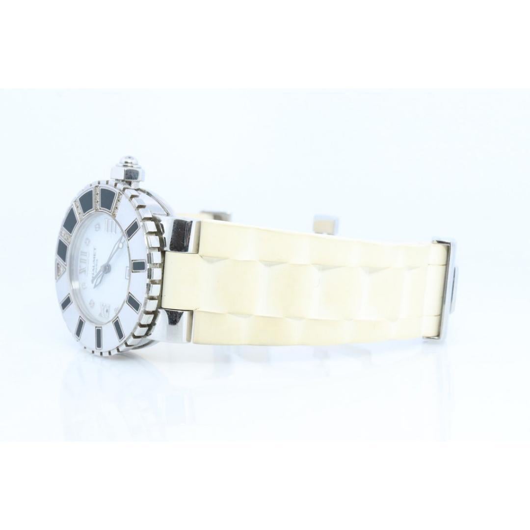 Round Cut Chaumet Class One Watch. Chaumet 622B Diamond Ladies Wristwatch. Chaumet Paris