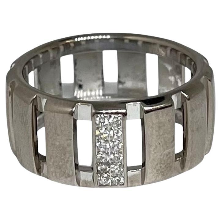 Bague Chaumet Class One en or blanc et diamants