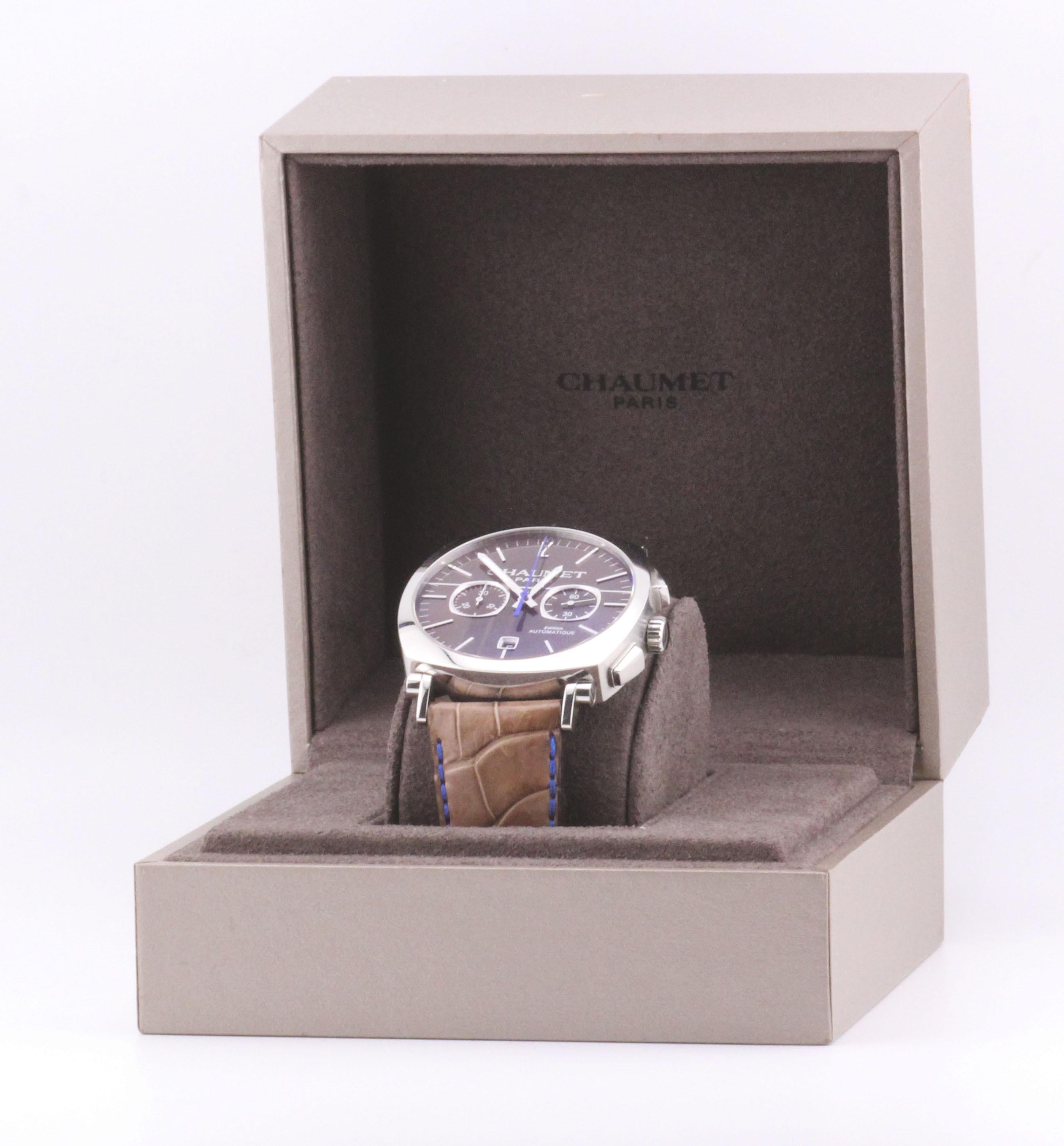 CHAUMET Dandy Automatik-Chronographuhr W11291-30F im Angebot 3