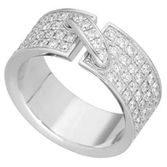 CHAUMET Diamant 18K Weißgold Liens-Ring, US 5 1/4, CHAUMET