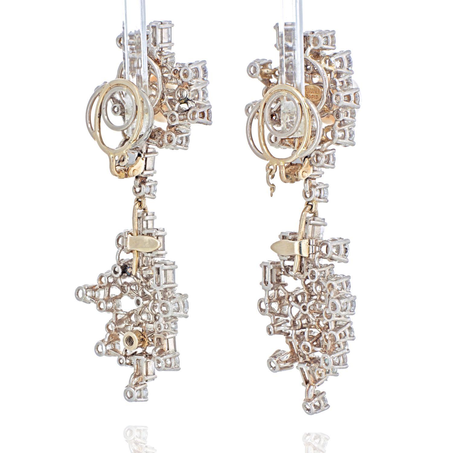 dangle clip on earrings
