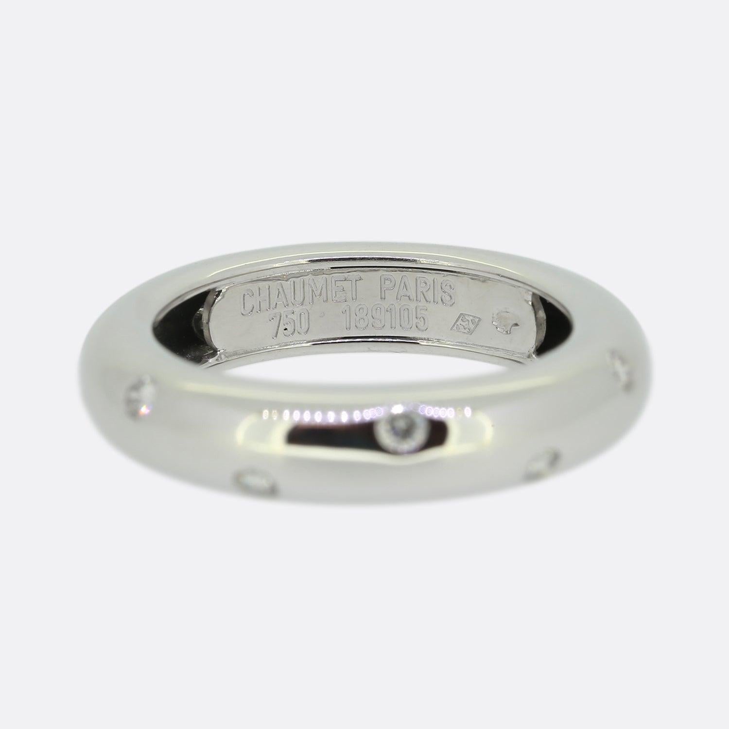 Brilliant Cut Chaumet Diamond Band Ring For Sale