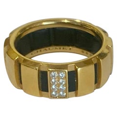 Chaumet Bague Class One en or jaune 18 carats et diamants