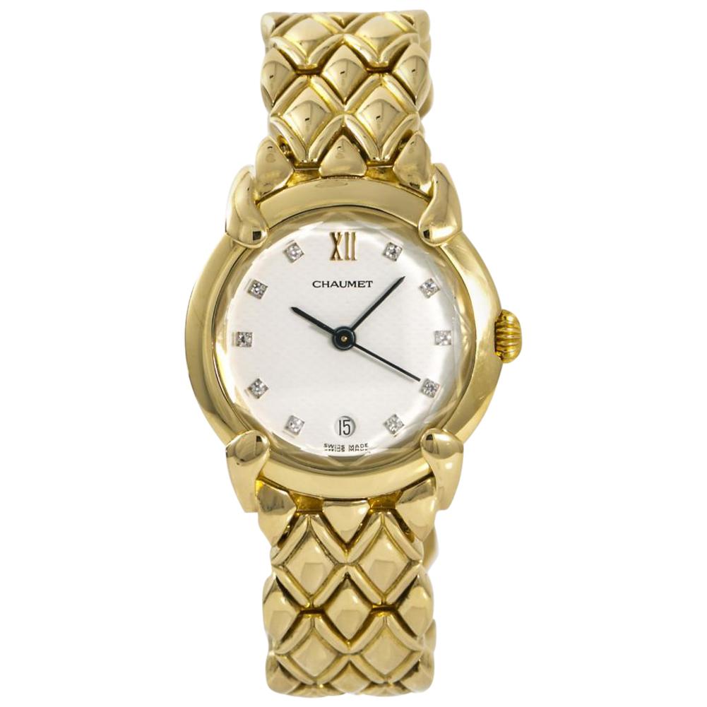 Chaumet Elysees No-Ref#, White Dial, Certified and Warranty