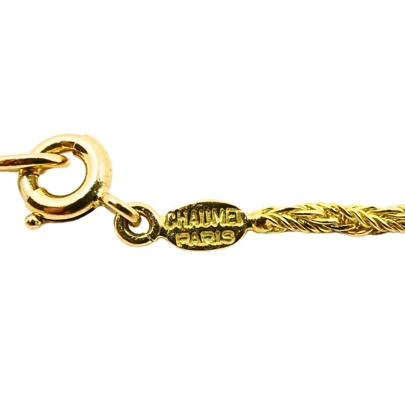 Chaumet Ciondolo dello Zodiaco Gemelli Collana in oro bianco giallo in vendita 10