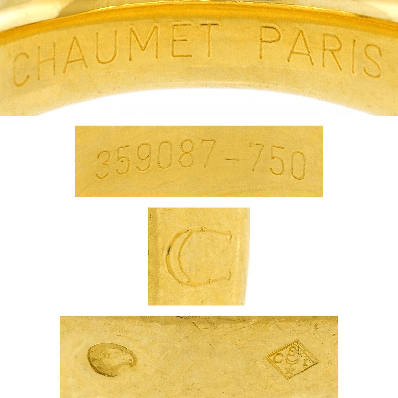 Women's or Men's Chaumet Gold Anneau Dome Ring For Sale