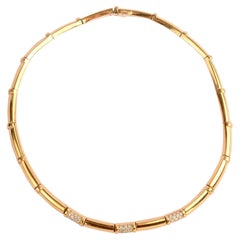 Collier ras du cou en or et diamants Chaumet