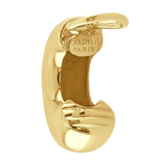 Chaumet Gold Hoop Earrings Set in 18K