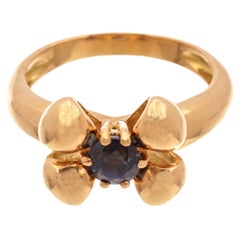 Chaumet Gold Sapphire Ring