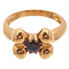 Chaumet Gold Sapphire Ring