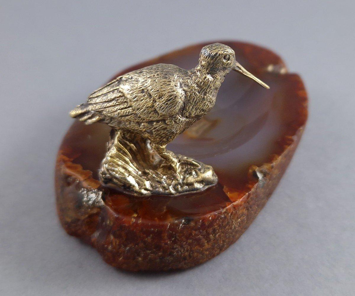 Chaumet - Hard Stone And Sterling Silver Cup In Excellent Condition For Sale In Saint-Ouen, FR