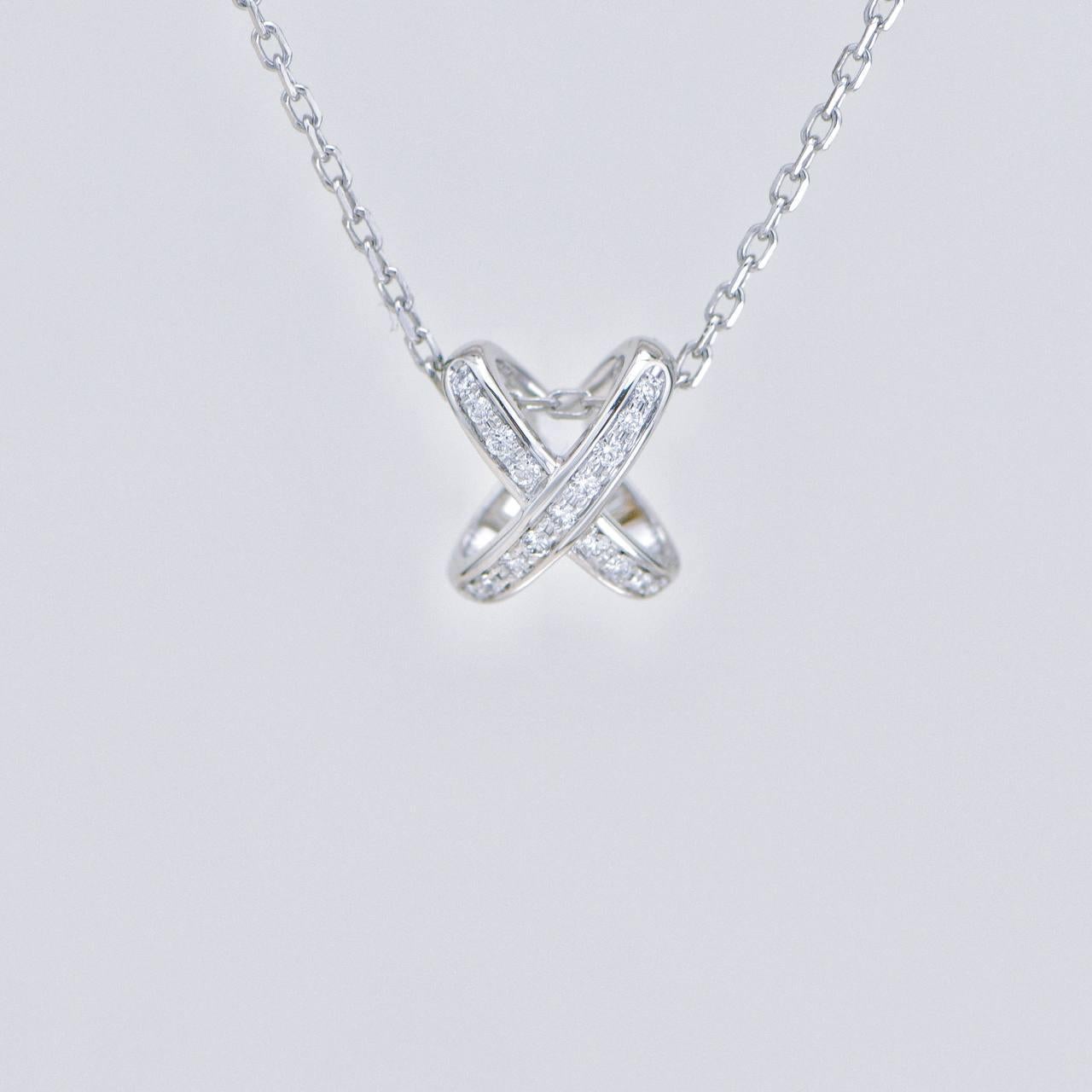 Chaumet Jeux de Liens Necklace Diamond 18K White Gold im Angebot 4