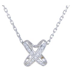 Chaumet Jeux de Liens Necklace Diamond 18K White Gold