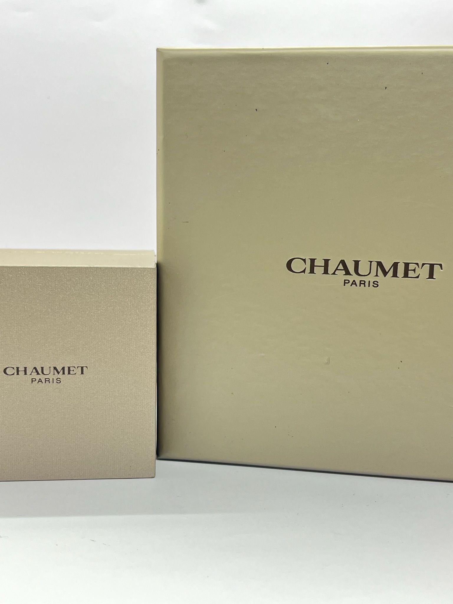 Anello Chaumet Jeux de Liens in oro rosa e diamanti in vendita 3