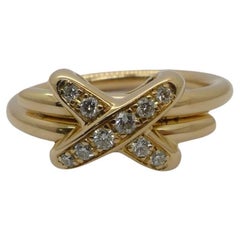 Chaumet Jeux de Liens Rose Gold and Diamond Ring