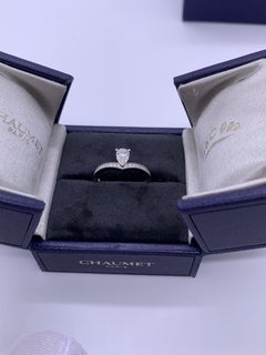 Chaumet Josephine Aigrette 18K White Gold V-Shaped Diamond Ring