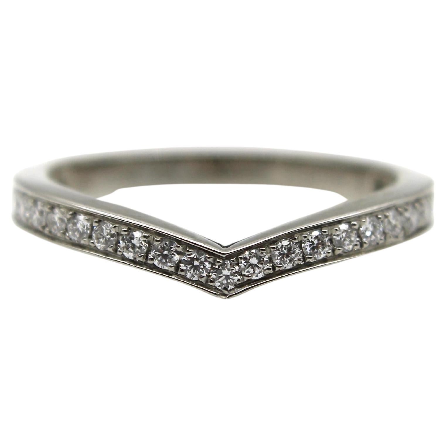 Chaumet Joséphine Aigrette Platinum Diamond Wedding Band