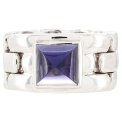 Chaumet Khesis Ring 18k White Gold with Amethyst