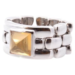 Chaumet "Khesis" ring with citrine in 18k gold
