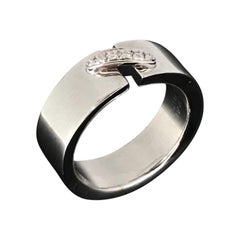 Chaumet Lien Link Diamonds White Gold Band Ring