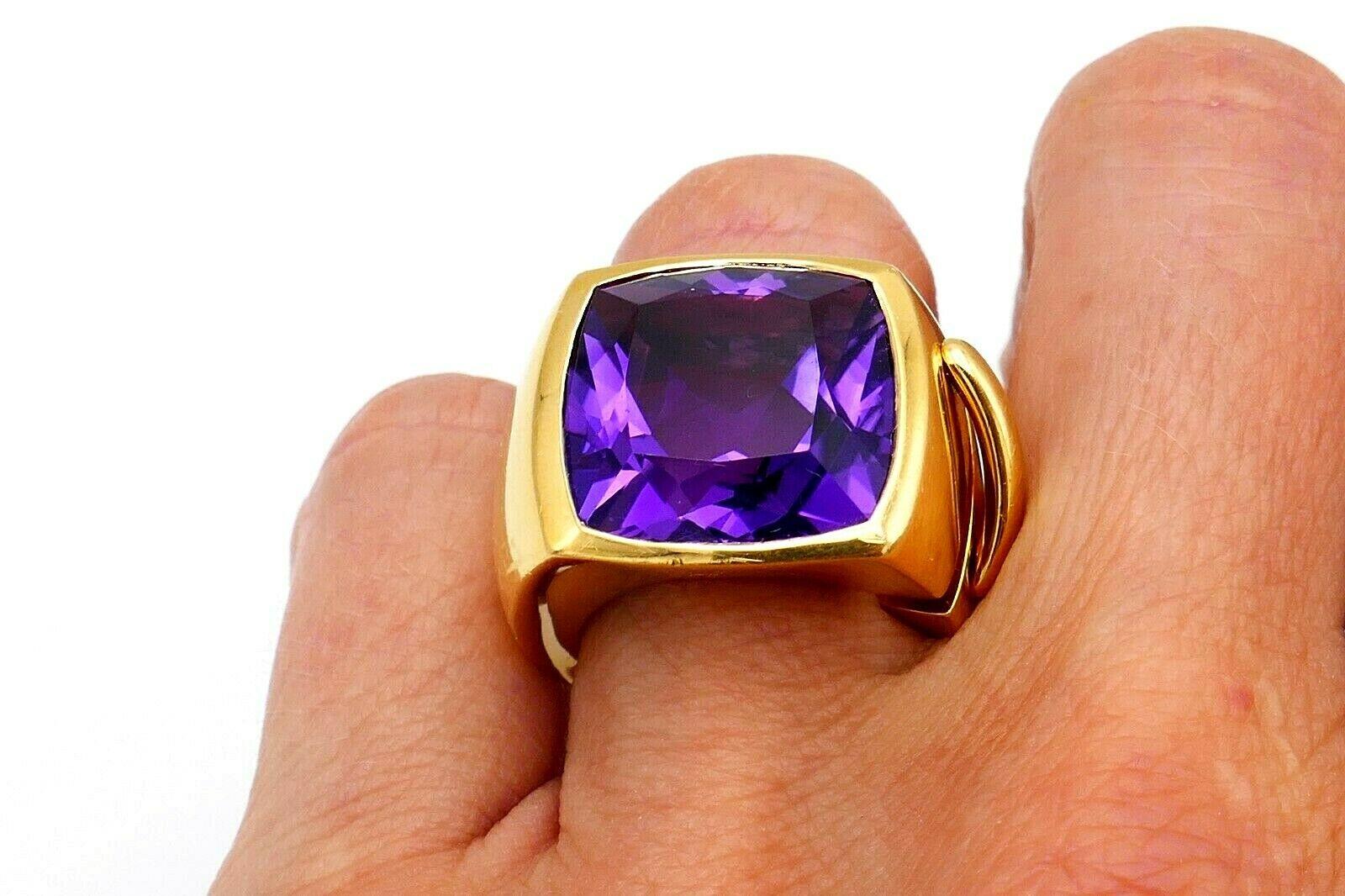 Chaumet Lien Yellow Gold Amethyst Ring 3