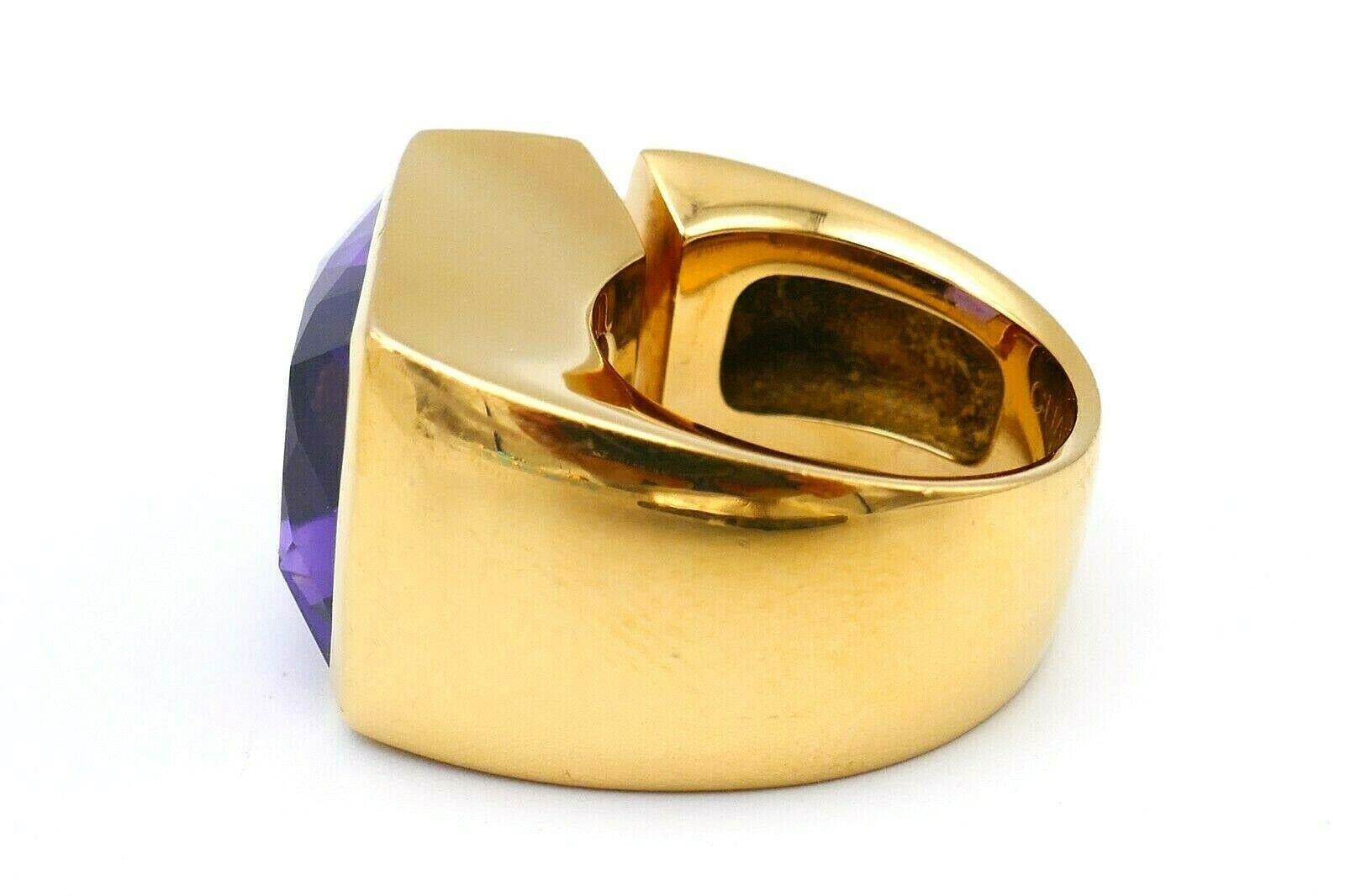 Chaumet Lien Yellow Gold Amethyst Ring at 1stDibs | pope amethyst ring ...