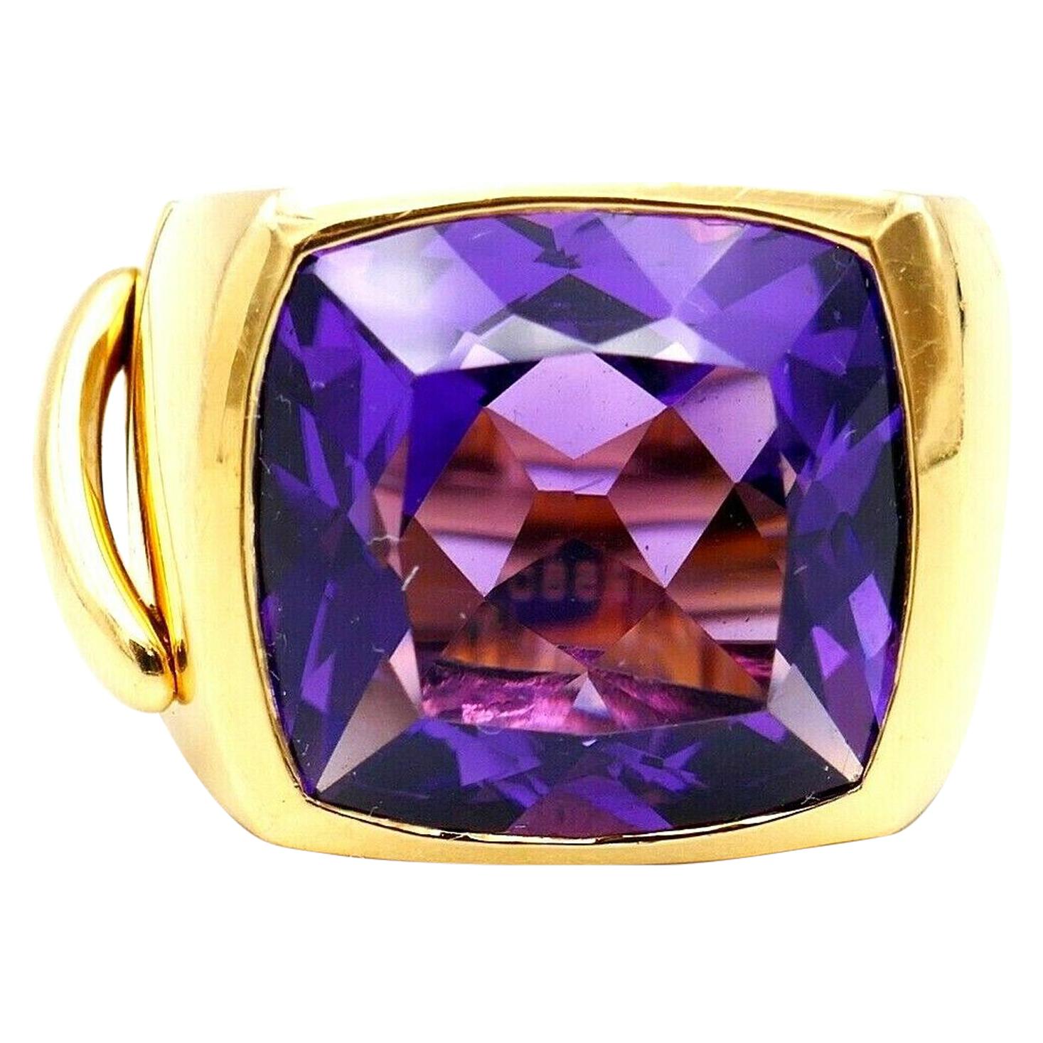 Chaumet Lien Yellow Gold Amethyst Ring