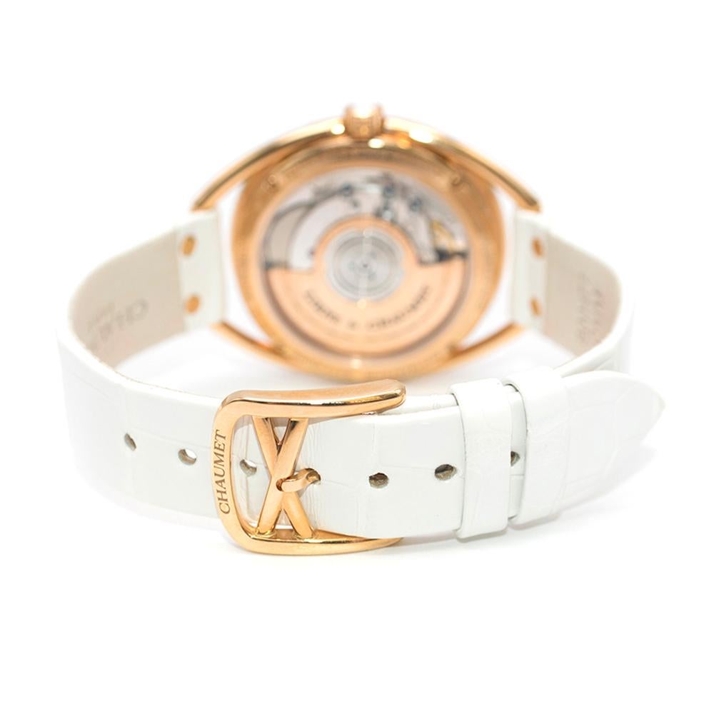 Chaumet Liens Rose Gold Automatic Watch In New Condition For Sale In London, GB