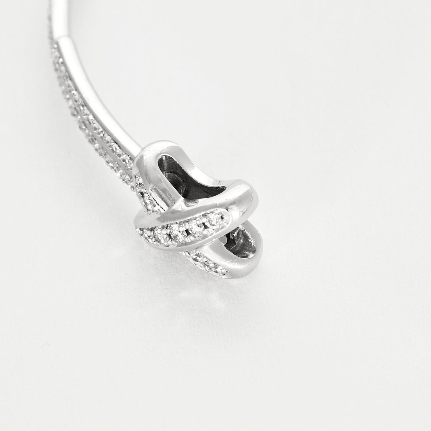 Brilliant Cut CHAUMET - Liens bracelet in white gold and diamonds For Sale