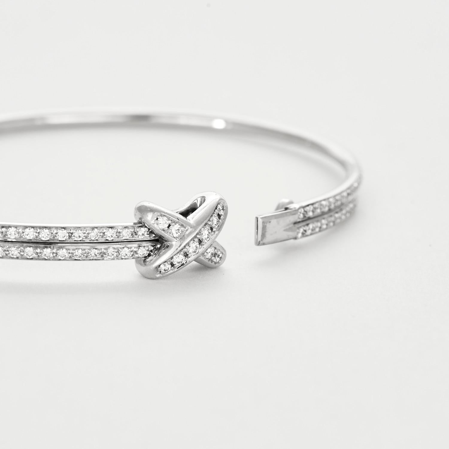 CHAUMET - Liens bracelet in white gold and diamonds In Excellent Condition For Sale In PARIS, FR