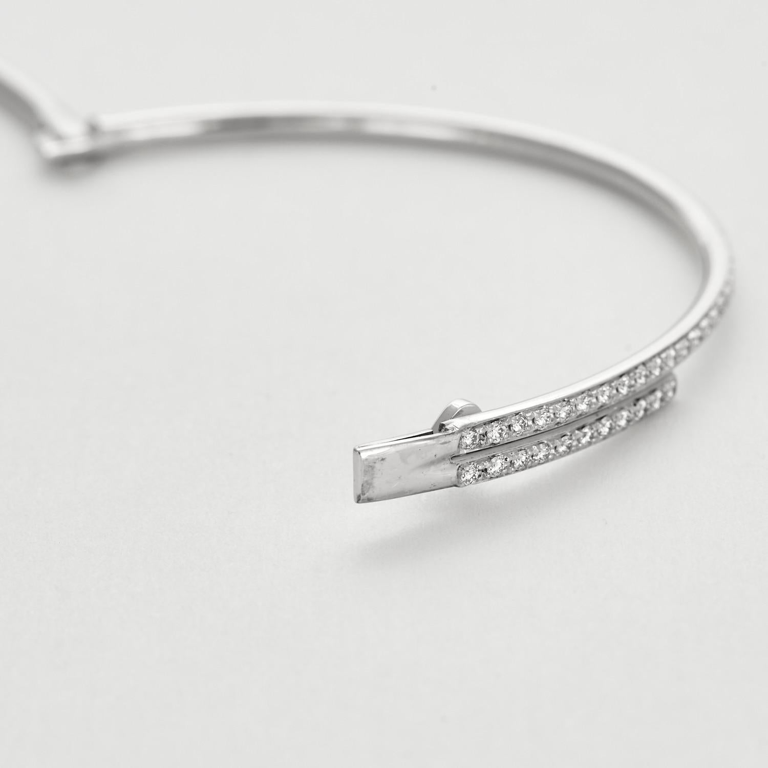CHAUMET - Liens bracelet in white gold and diamonds For Sale 1