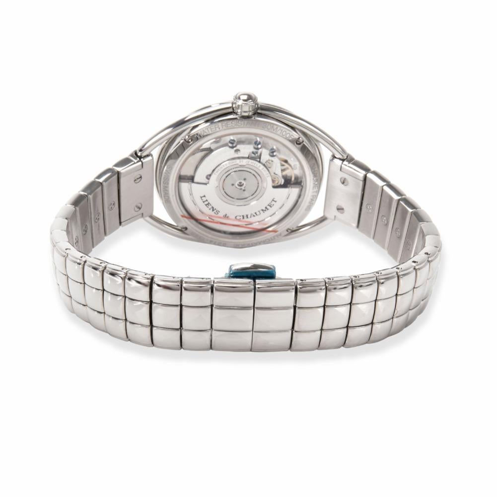 Chaumet Liens Lumiere W23272, Silver Dial, Certified and Warranty In Excellent Condition In Miami, FL