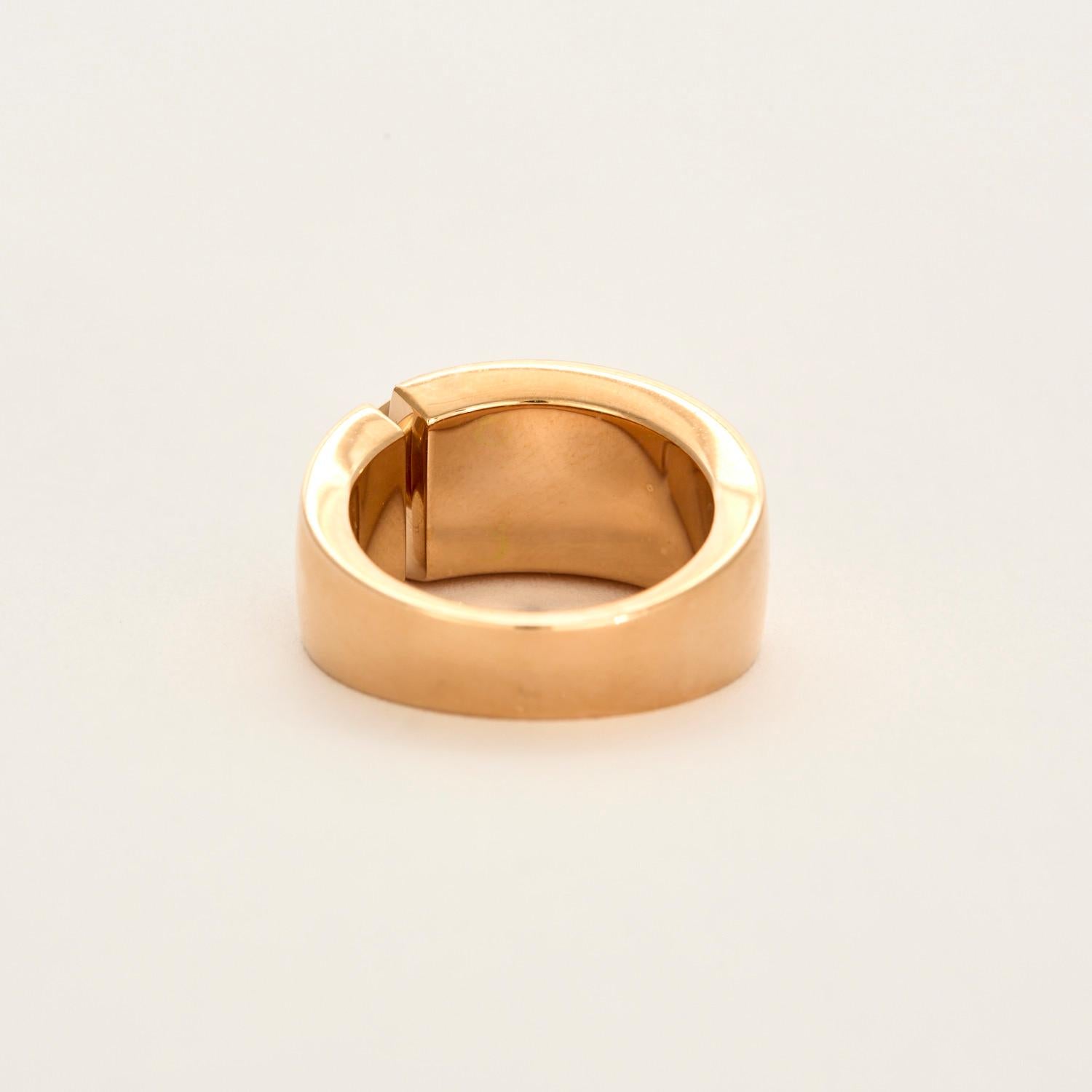 Women's CHAUMET - Liens ring in rose gold and diamonds For Sale