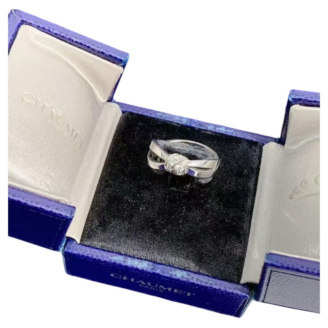 Chaumet Liens Séduction Anillo Diamantes Oro Blanco 18k Talla 54