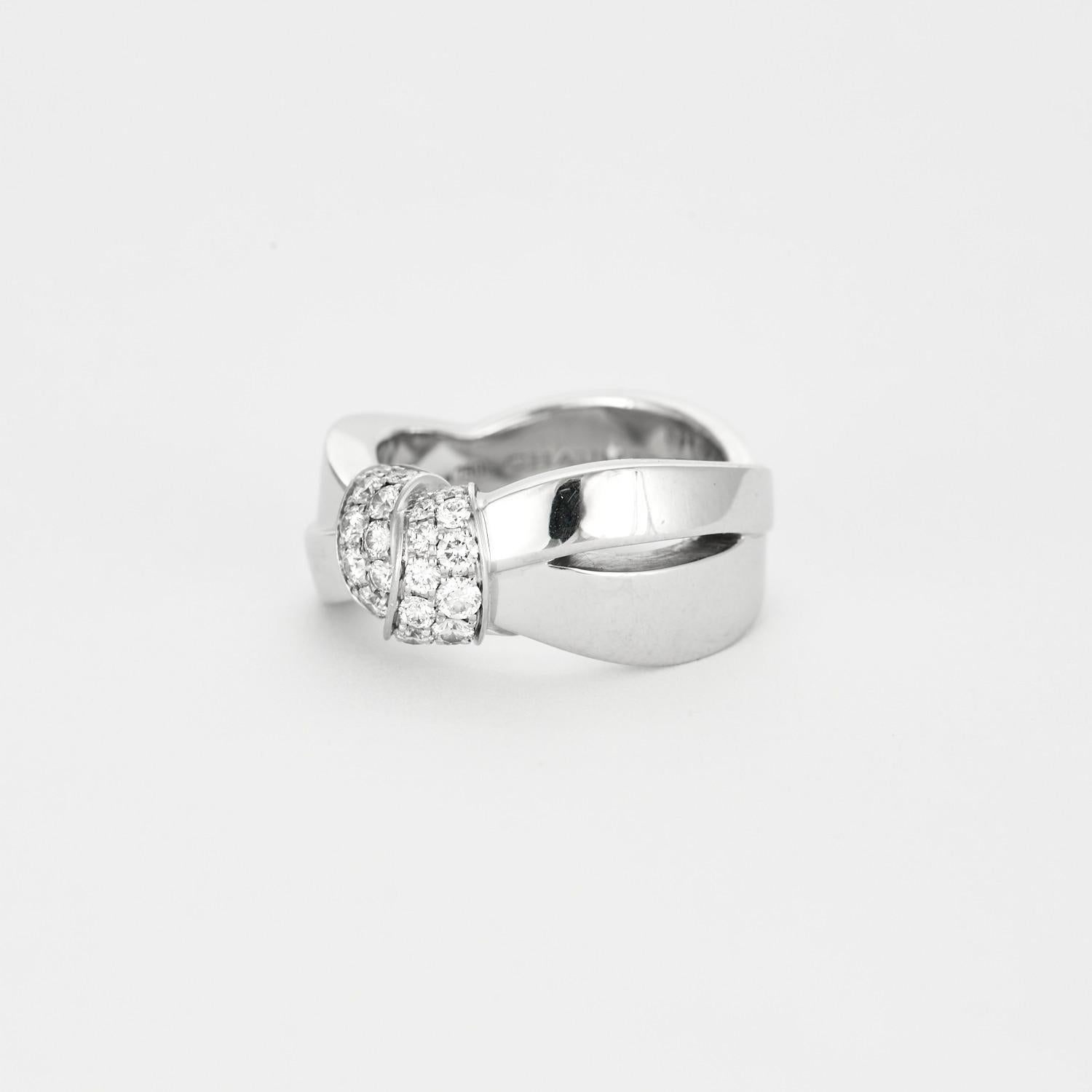 CHAUMET - Liens Seduction ring in white gold and diamonds In Excellent Condition For Sale In PARIS, FR